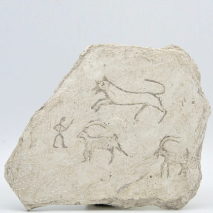 AReA-Vienna | Petroglyph hunting scene Jagdszene
